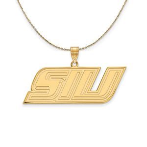 14k Yellow Gold Southern Illinois U. Md "SIU' Necklace - 16 Inch